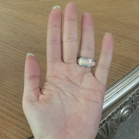 Pink Enamel Pandora Ring Band - Picture 5 of 8